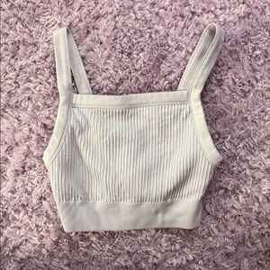 Aerie: Light Purple Cropped Tank Top - Size M